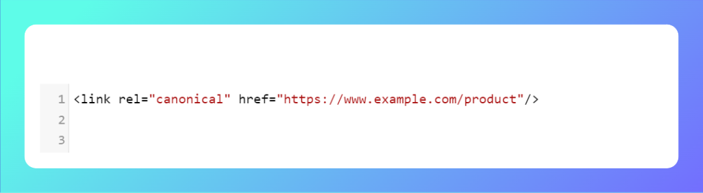 self-canonical tags examples