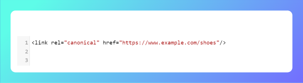 an example of a canonical tag