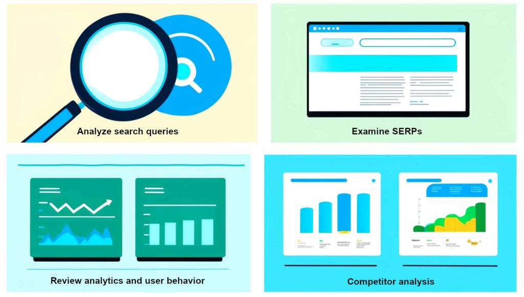 an image illustrating the process of determining user search intent