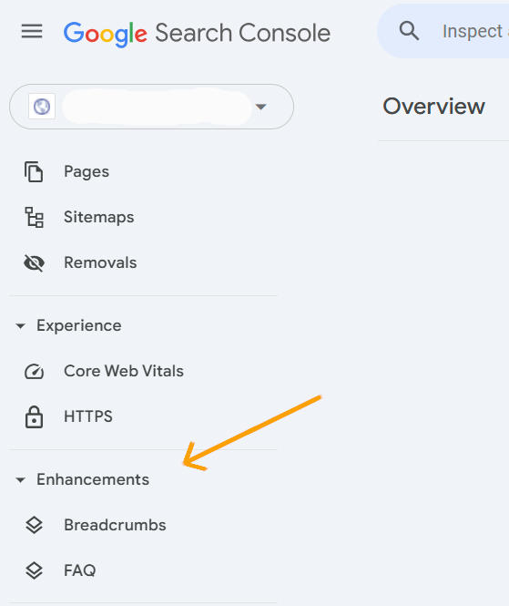 google search console dashboard